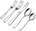 20 Piece Silverware Set - Stainless Steel Silverware Sets for 4 Include Spoon, Forks, Knives, Mirror Polished Flatware Set for Home, Kitchen, Restaurant, Dishwasher Safe