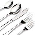 Silverware Set for 8, 40 Piece Stainless Steel Flatware Utensil Cutlery Set | Heavy Duty Steak Knife Fork and Spoon, Dishwasher Safe, Gift Package for Wedding Housewarming